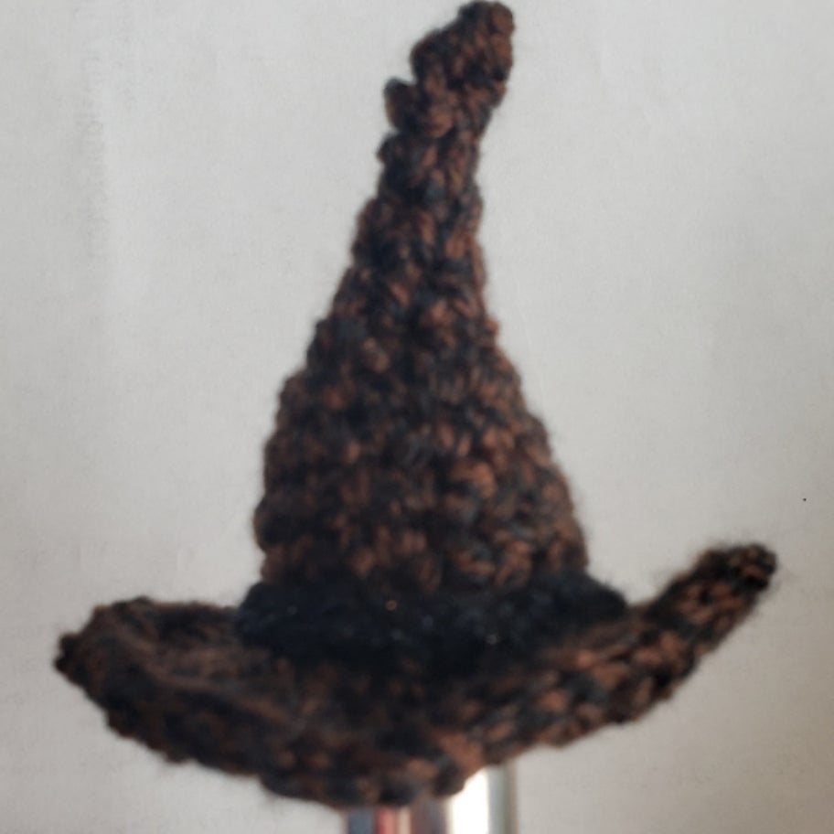 Witch Hat, Brown FluteHats by Dallas Teague