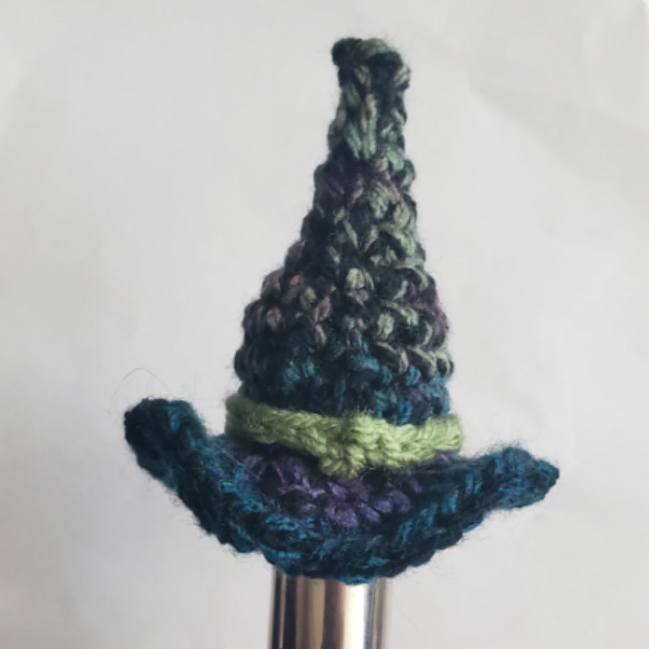 Witch Hat, Green FluteHats by Dallas Teague